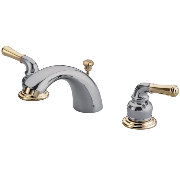 Kingston Brass KB954 Magellan Mini-Widespread Bathroom Faucet, Chrome/ Brass KB954
